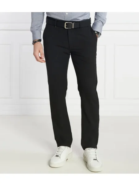 BOSS ORANGE Pantaloni chino negru
