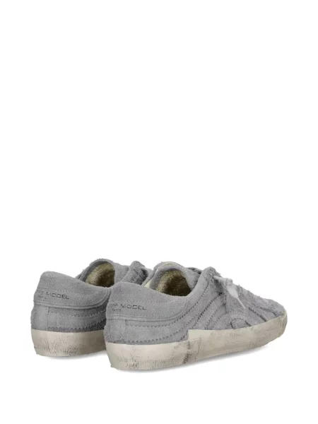 Sneakerși Philippe Model Paris din piele de căprioară gri