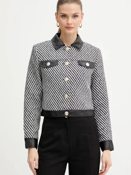 Сако Morgan с едно копче с десен VEGGO черно