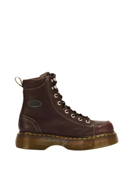 Botki Dr. Martens skórzane brązowe