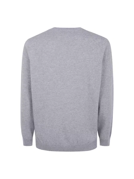 Sweter Brunello Cucinelli z kaszmiru szary