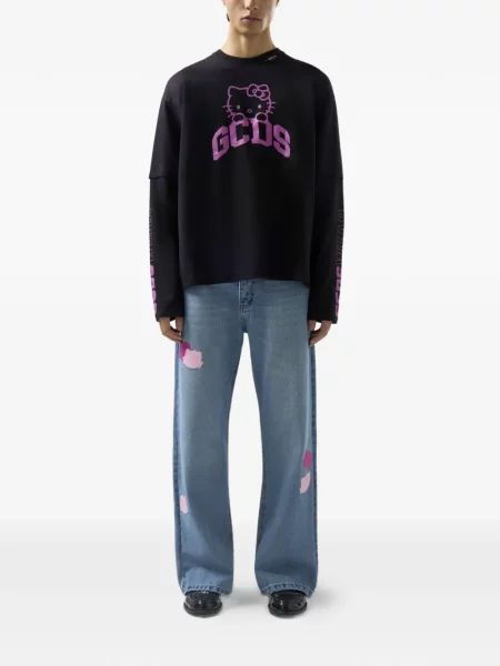 Pantaloni Gcds albastru