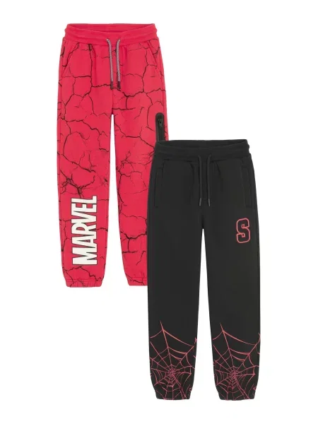 COOL CLUB by SMYK Pantaloni sport SPIDER-MAN roșu negru