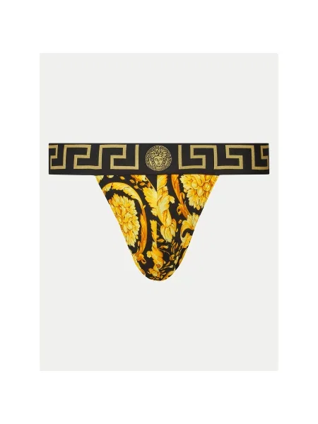 Versace Σλιπ Jock Strap μαύρο