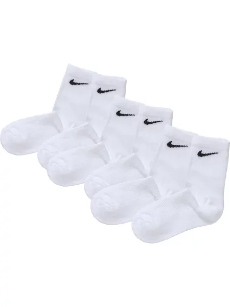 NIKE Șosete Crew' alb