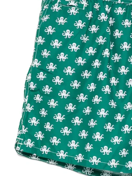 Slip de baie Mc2 Saint Barth cu imagine verde