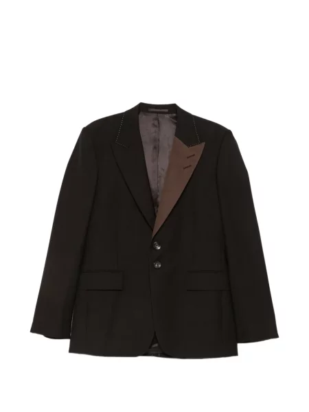 Sacou Wales Bonner din satin negru