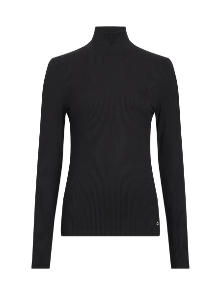 Calvin Klein Bluză cu gât negru