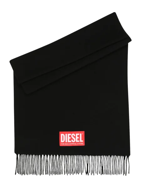 Diesel gyapjú sál S-IMON sima fekete