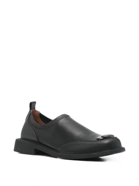 Loaferice Linda Baumann s autogramom crna