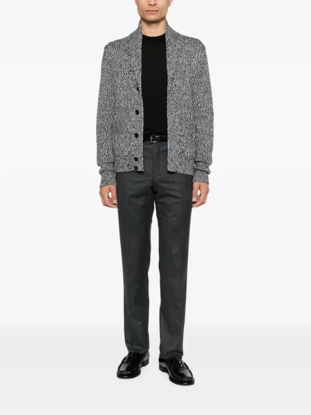 Gulerat cardigan Brioni gri