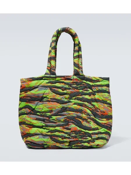 Maskáčová prošívaná taška Erl zelená