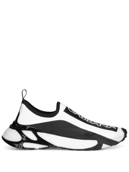 Sneakerși Dolce & Gabbana Sorrento slip-on alb