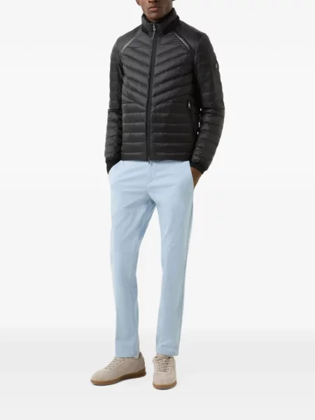 Pantaloni chino Bogner din satin albastru