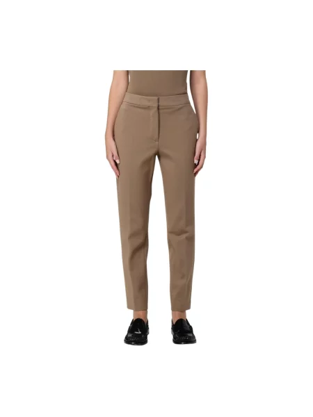 Spodnie Max Mara brązowe