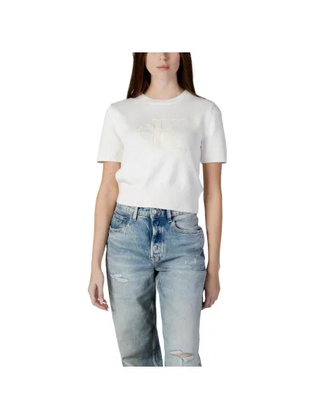 Pulover Calvin Klein Jeans bej