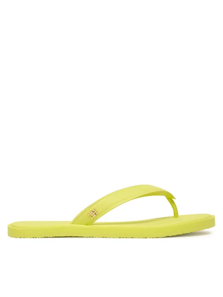Žabky Tommy Hilfiger Th Scandi Premium Summer Sandal žlutá