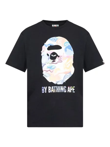 Grafički majica A Bathing Ape® s printom crna