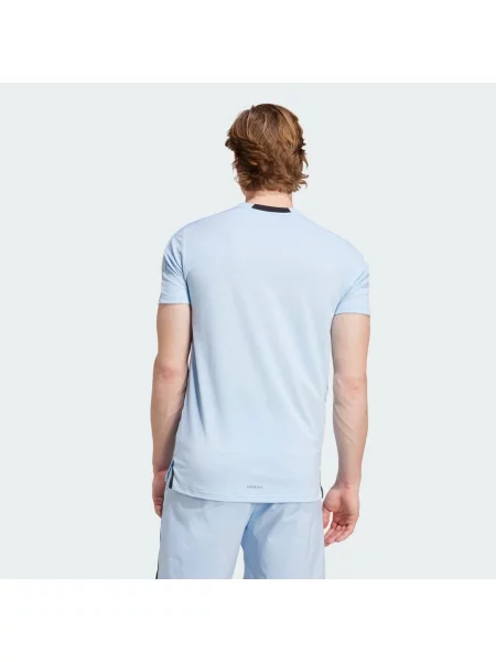 ADIDAS PERFORMANCE Funkční tričko Designed For Training pastelová modrá černá