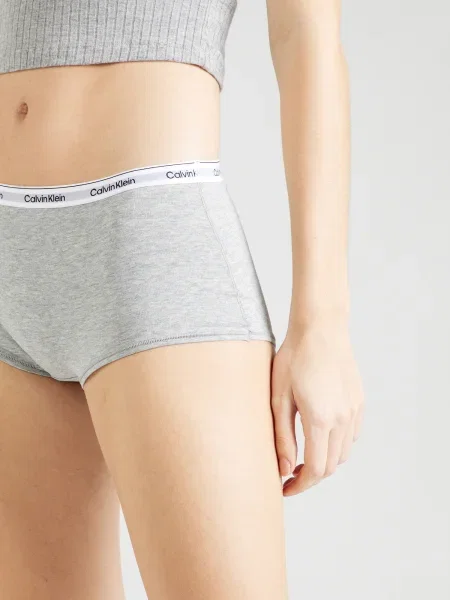 Calvin Klein Underwear Nohavičky sivá / sivá melírovaná / čierna biela