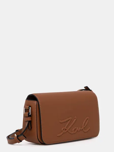 Кожаная сумка-багет Karl Lagerfeld
