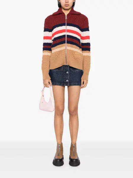 Cardigan Maison Kitsune roșu