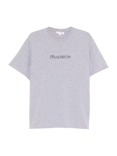 Koszulka Jw Anderson z logo szara