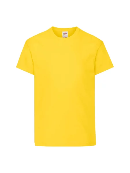 Tricou copii Fruit Of The Loom galben