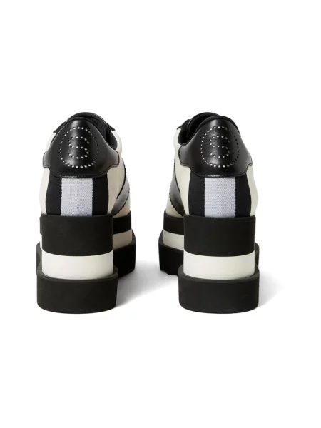 Sandały Stella Mccartney na koturnie beżowe