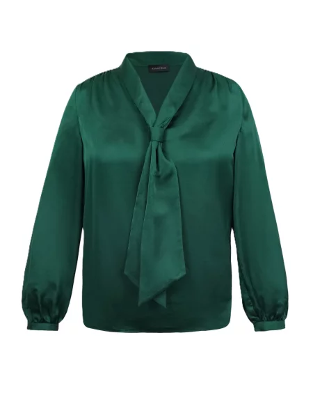 Anna Field Bluză închis verde
