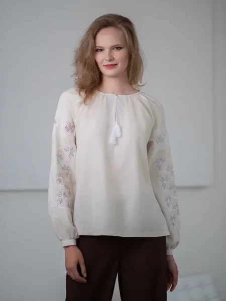 Рубашка Edelvika бежевая