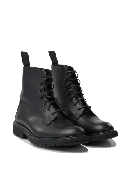 Botine Tricker's din piele biker negru