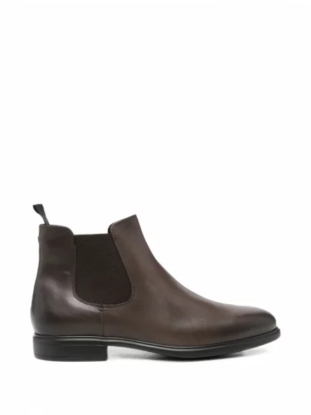 Botine chelsea Fratelli Rossetti din piele maro