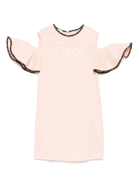 Sukienka dziecięca Fendi różowa