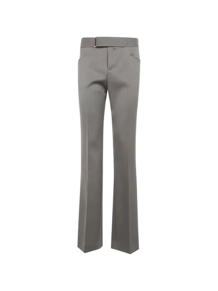 Cu centură pantaloni Balmain verde