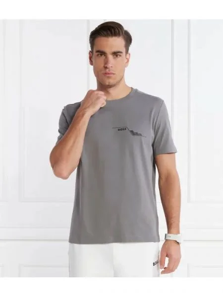 BOSS GREEN Tricou Tee 3 gri