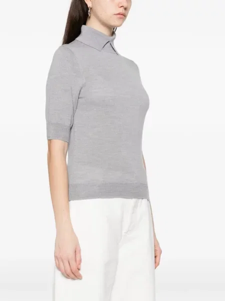 Tricou Herskind tricotate gri