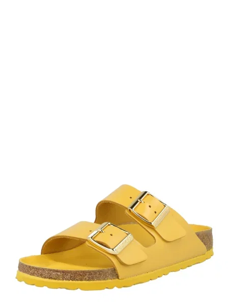 Birkenstock De piele șlapi Arizona LENA galben