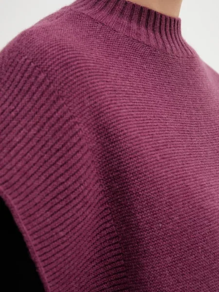 Вовняний светр United Colors Of Benetton фіолетовий