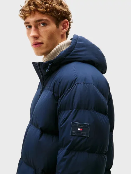 Пуховик Tommy Hilfiger синій