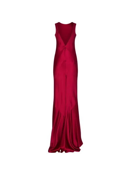Rochie Max Mara asimetrică roșu