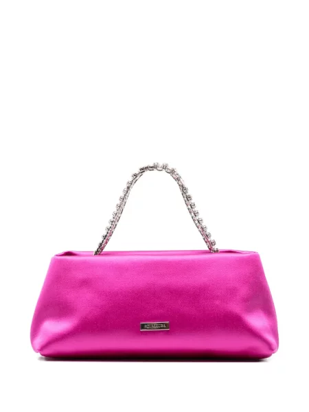 Geantă de mână Aquazzura de cristal roz