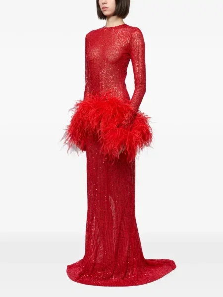 Rochie maxi Atu Body Couture cu paiete roșu