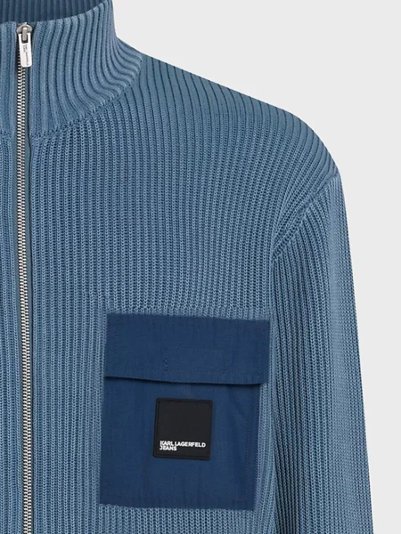 Кардиган Karl Lagerfeld Jeans синій