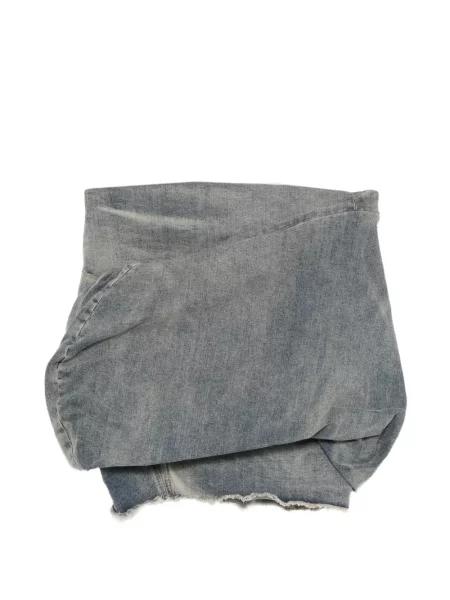 Fusta mini Rick Owens Drkshdw drapată albastru