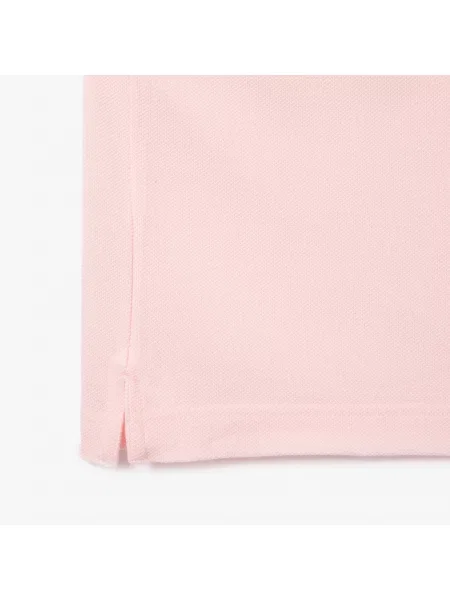 Lacoste Koszulka Polo Slim Fit Petit Piqué różowa