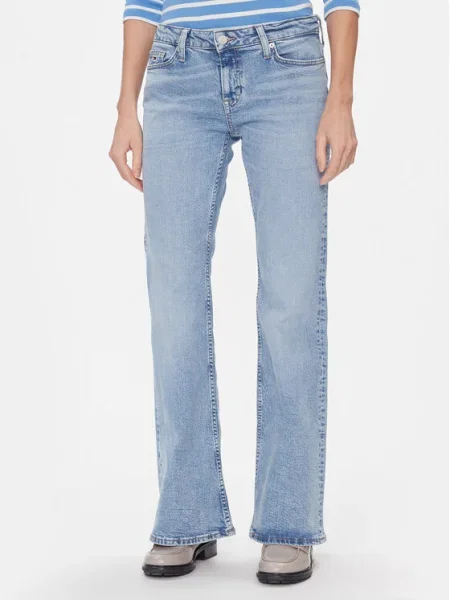 Tommy Jeans Blugi Sophie Flare Fit albastru