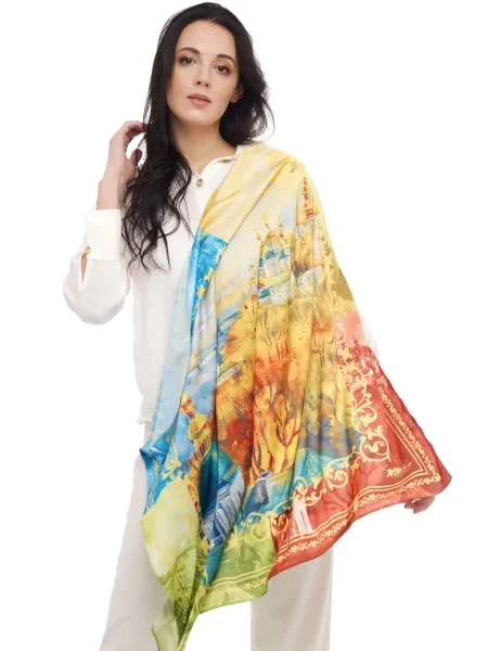 Платок Myscarf с принтом