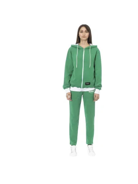 Komplet dresowy Baldinini z kapturem elegancki zielony