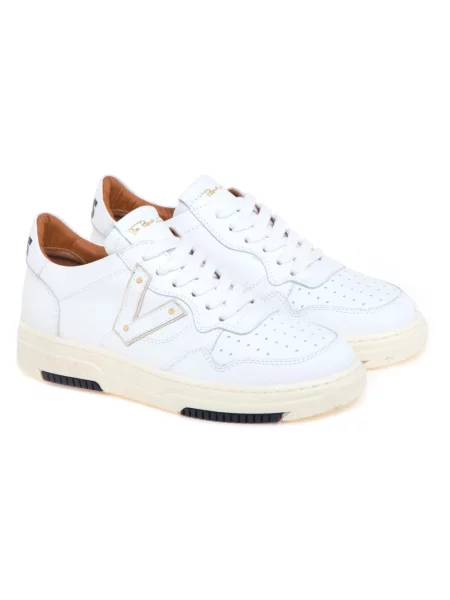 Sneakersy Via Roma 15 skórzane białe